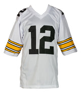 Terry Bradshaw Pittsburgh Signed White Football Jersey BAS