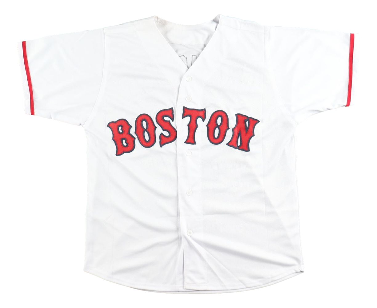 Terry Francona Boston Signed White Baseball Jersey BAS
