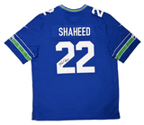 Rashid Shaheed Autographed Seattle Seahawks Royal Blue Alternate Nike Game Jersey Beckett Witnessed
