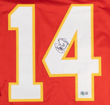 Theo Fleury Calgary Signed Red Hockey Jersey BAS
