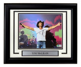Tim McGraw Signed Framed 8x10 Photo BAS