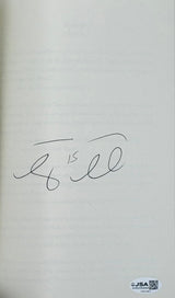 Tim Tebow Signed Shaken Hardcover Book JSA