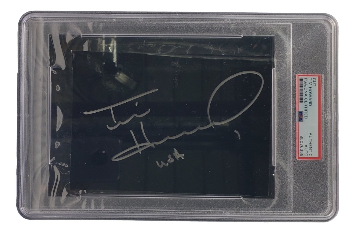 Tim Howard Signed Slabbed USA Soccer Cut Signature PSA/DNA 85076359 - Sports Integrity