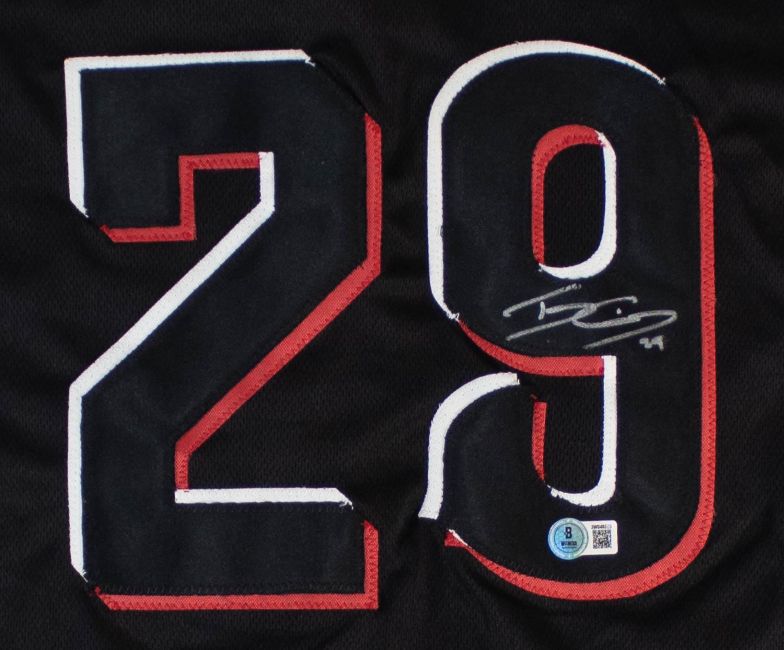 TJ Friedl Cincinnati Signed Black Baseball Jersey BAS