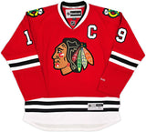 Jonathan Toews Signed Chicago Blackhawks Reebok Premier Hockey Jersey BAS