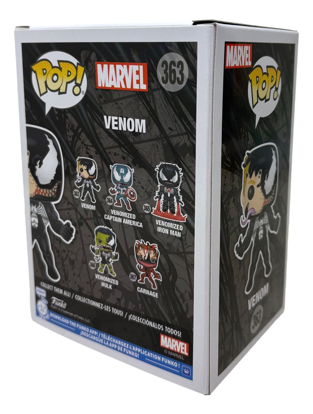Tom Hardy Signed Marvel Venom Funko Pop #363 BAS