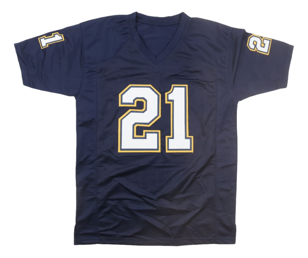 LaDainian Tomlinson San Diego Signed Navy Blue Football Jersey HOF 17 BAS