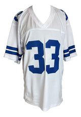 Tony Dorsett Dallas Signed White Football Jersey BAS