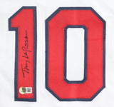 Tony La Russa St. Louis Signed White Baseball Jersey BAS