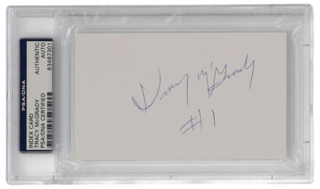 Tracy McGrady Houston Rockets RARE EARLY Signed Slabbed Index Card PSA/DNA - Sports Integrity