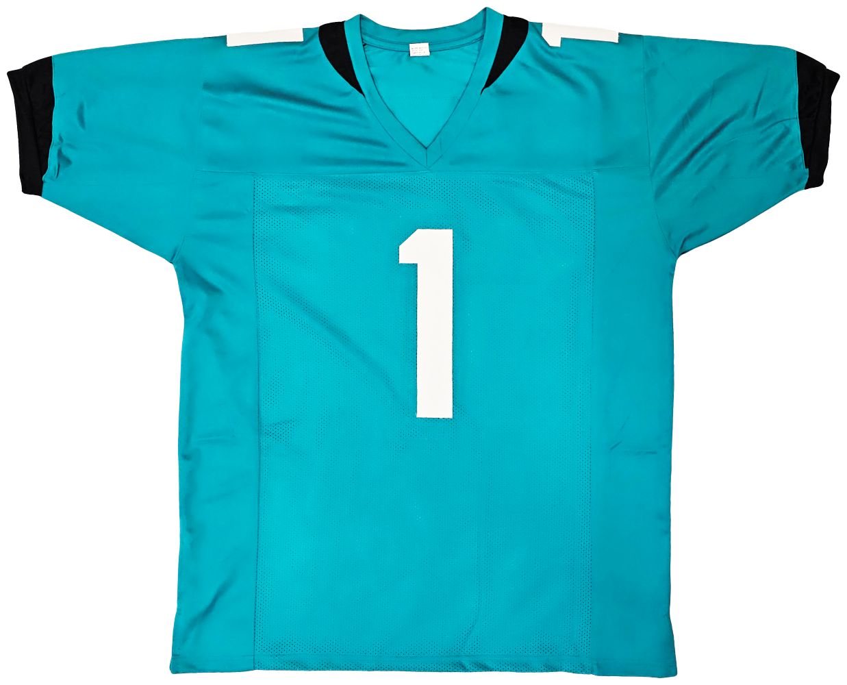 Travis Etienne Jacksonville Signed Teal Football Jersey BAS