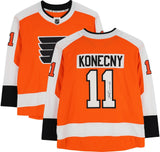 Travis Konecny Signed Philadelphia Flyers Fanatics Breakaway Replica Jersey