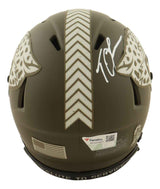 Trevor Lawrence Signed Jaguars Salute To Service Mini Speed Helmet Fanatics