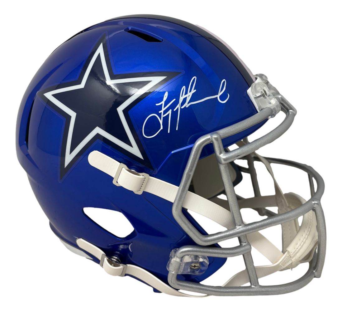 Troy Aikman Signed Dallas Cowboys Full Size Flash Speed Replica Helmet BAS