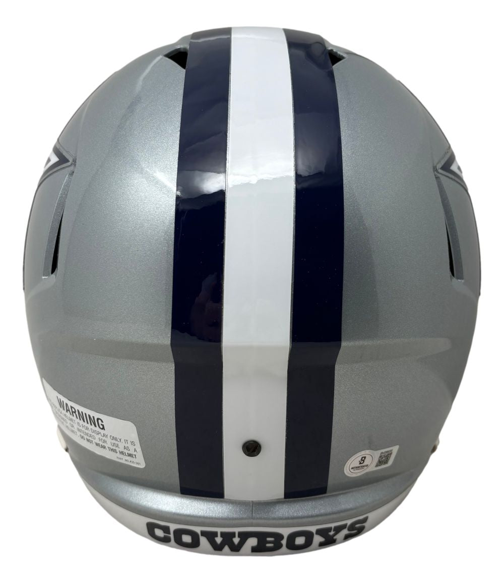 Troy Aikman Signed Dallas Cowboys Full Size Speed Replica Helmet BAS