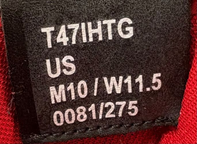 Trump Sneakers Commander High Top Inauguration LE/275 Sneakers Size 10