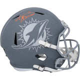 Tua Tagovailoa Signed Miami Dolphins FS Slate Replica Speed Helmet Fanatics