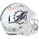 Tua Tagovailoa Signed Dolphins FS Salute To Service Replica Speed Helmet Fanatic