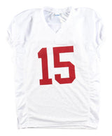 Ty SImpson Alabama Signed White Football Jersey BAS