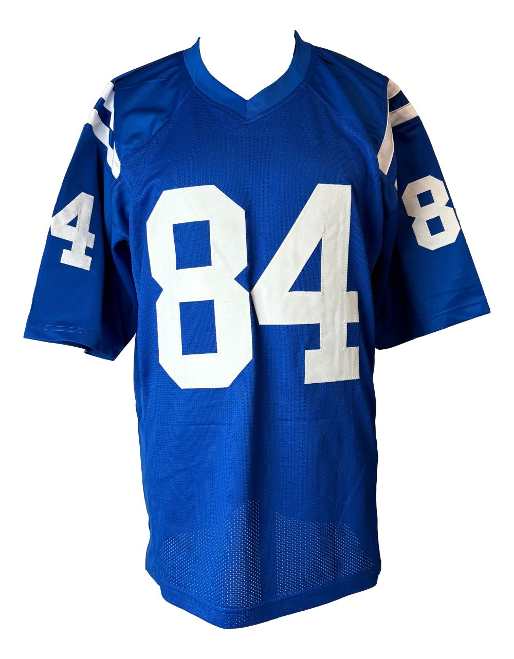 Tyler Warren Indianapolis Signed Blue Football Jersey JSA