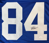 Tyler Warren Indianapolis Signed Autographed Blue Football Jersey JSA