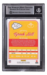 Tyreek Hill Signed 2016 Donruss Optic #117 Kansas City Chiefs Rookie Card BAS