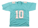 Tyreek Hill Miami Signed Teal Football Jersey BAS