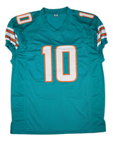 Tyreek Hill Miami Signed Teal Pro-Cut Football Jersey BAS