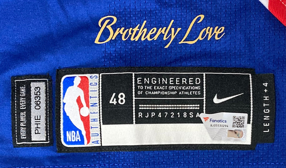 Tyrese Maxey Philadelphia 76ers Game Used Jersey May 11 23 Vs Celtics Fanatics