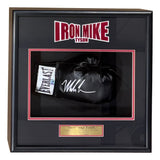 Mike Tyson Signed Framed Black Right Hand Everlast Boxing Glove Tyson Hologram