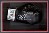 Mike Tyson Signed Framed Black Right Hand Everlast Boxing Glove Tyson Hologram