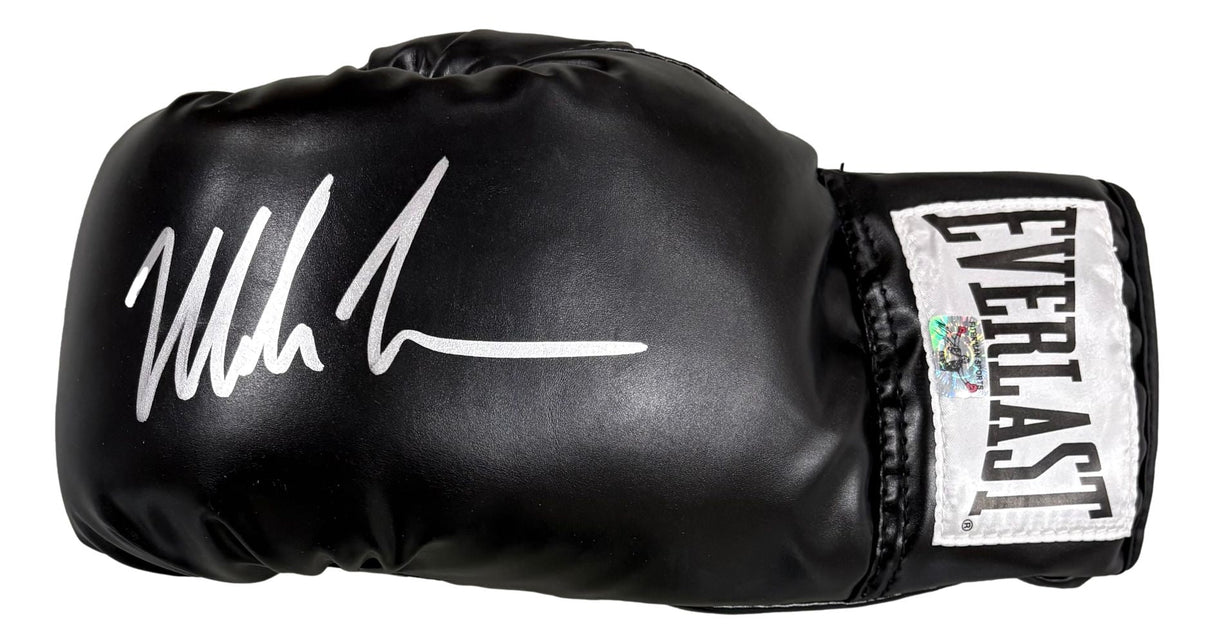 Mike Tyson Signed Black Everlast Left Hand Boxing Glove Tyson Hologram