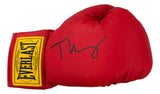 Tyson Fury Signed Red Right Hand Everlast Boxing Glove JSA QR
