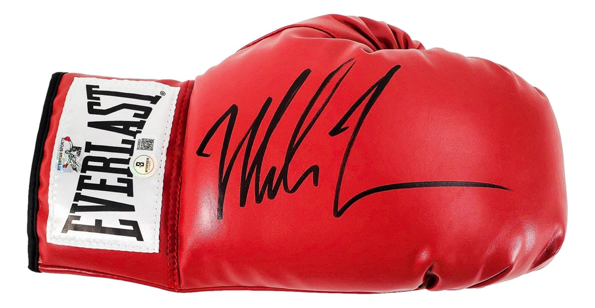 Mike Tyson Signed Red Everlast Right Hand Boxing Glove BAS