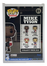 Mike Tyson Signed In Red Boxing Funko Pop #01 JSA ITP - Sports Integrity