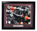 Mike Tyson Signed Framed 16x20 Spotlight Boxing Photo JSA QR Hologram