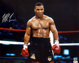 Mike Tyson Signed To Left 16x20 Boxing Stare Photo BAS