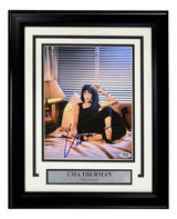 Uma Thurman Signed Framed 8x10 Pulp Fiction Photo PSA/DNA Hologram