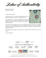Chicago Cubs Leo Durocher Autographed White Jersey PSA/DNA #V09866