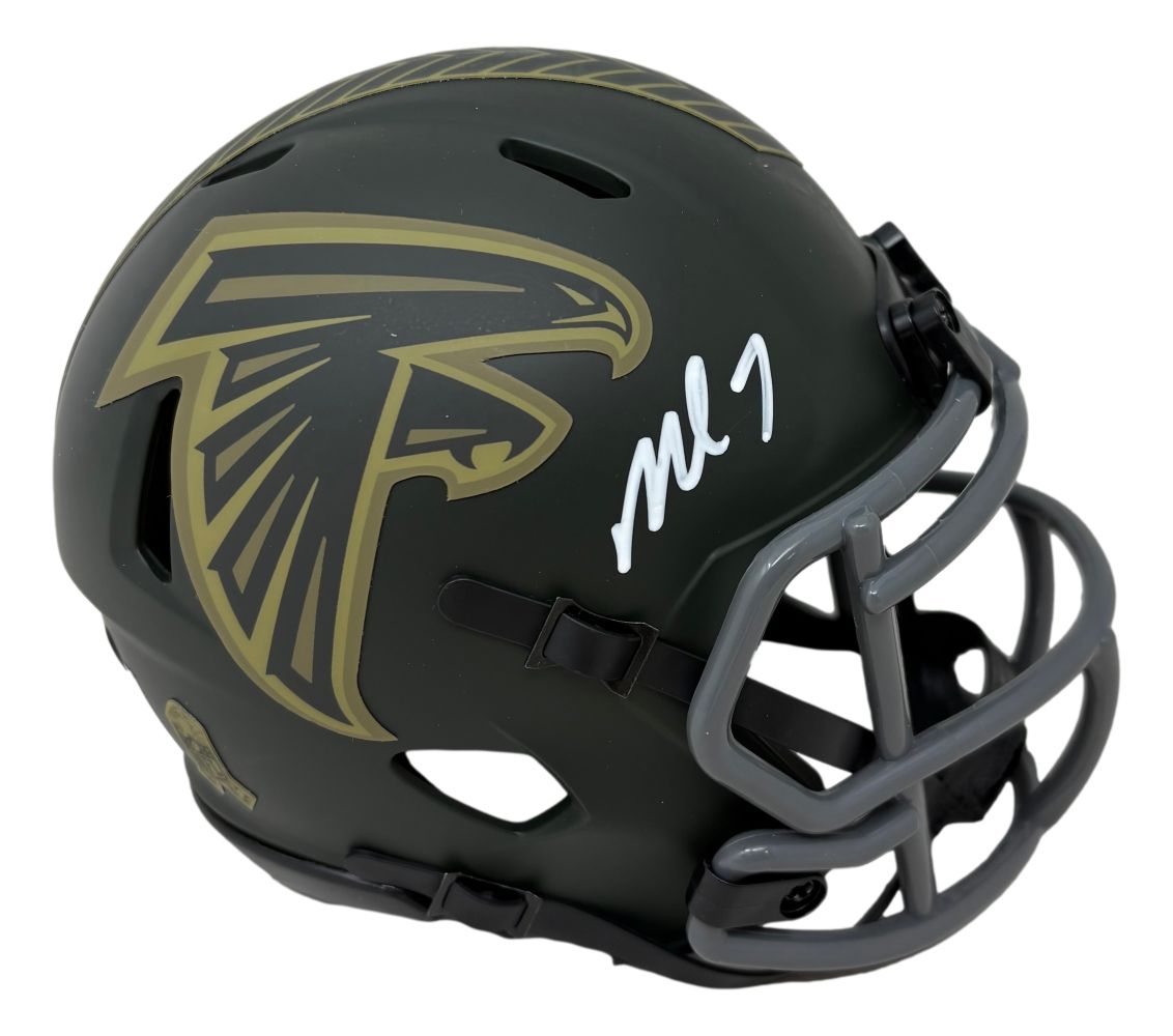 Michael Vick Signed Atlanta Falcons Salute To Service Mini Speed Helme – Pristine Marketplace Michael Vick Signed Atlanta Falcons Salute To Service Mini Speed Helme – Pristine Marketplace