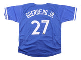 Vladimir Guerrero Jr. Toronto Signed Blue Baseball Jersey BAS