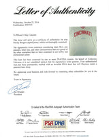 Cincinnati Reds Smoky Burgess Autographed White Jersey PSA/DNA #W07515