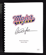 Charlie Sheen Major League Authentic Signed Movie Script Autographed JSA Witness