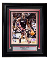 Dwyane Wade Signed Framed 8x10 Miami Heat Photo BAS