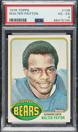 Walter Payton 1976 Topps #148 Chicago Bears Rookie Card PSA VG-EX 4