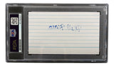 Wellington Mara New York Giants Signed Index Card PSA/DNA