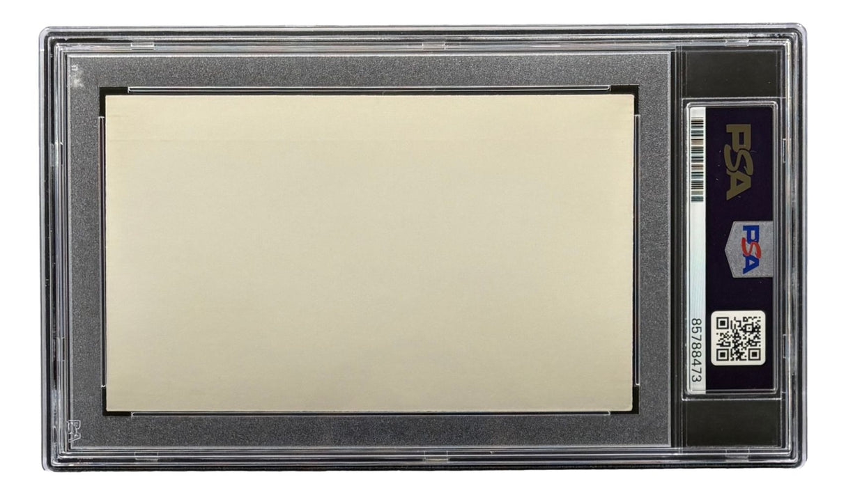 Whitey Ford New York Yankees Signed In Blue Index Card PSA/DNA