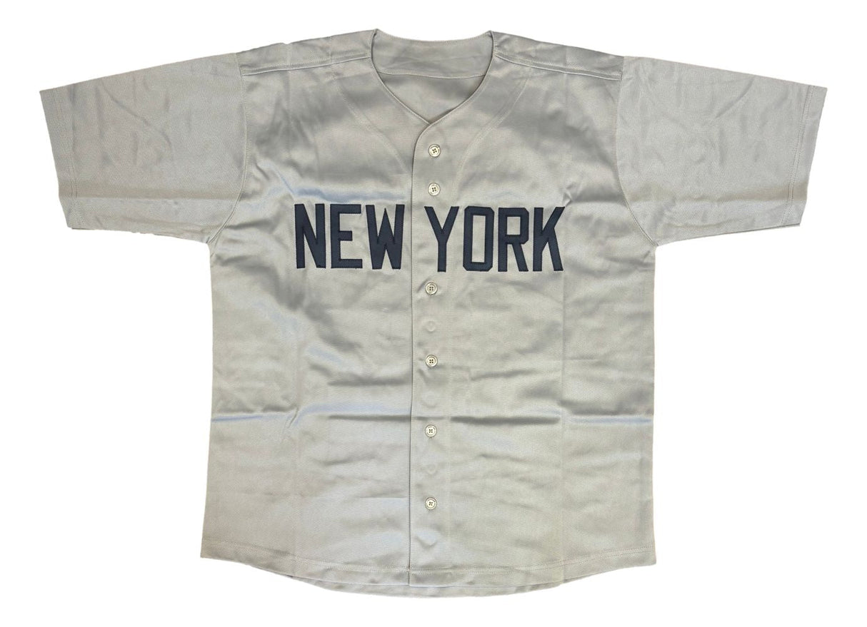 Whitey Ford New York Signed Gray Baseball Jersey PSA/DNA