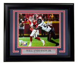 Will Anderson Jr Signed Framed 8x10 Houston Texans Photo w/ Pat Mahomes Fanatics