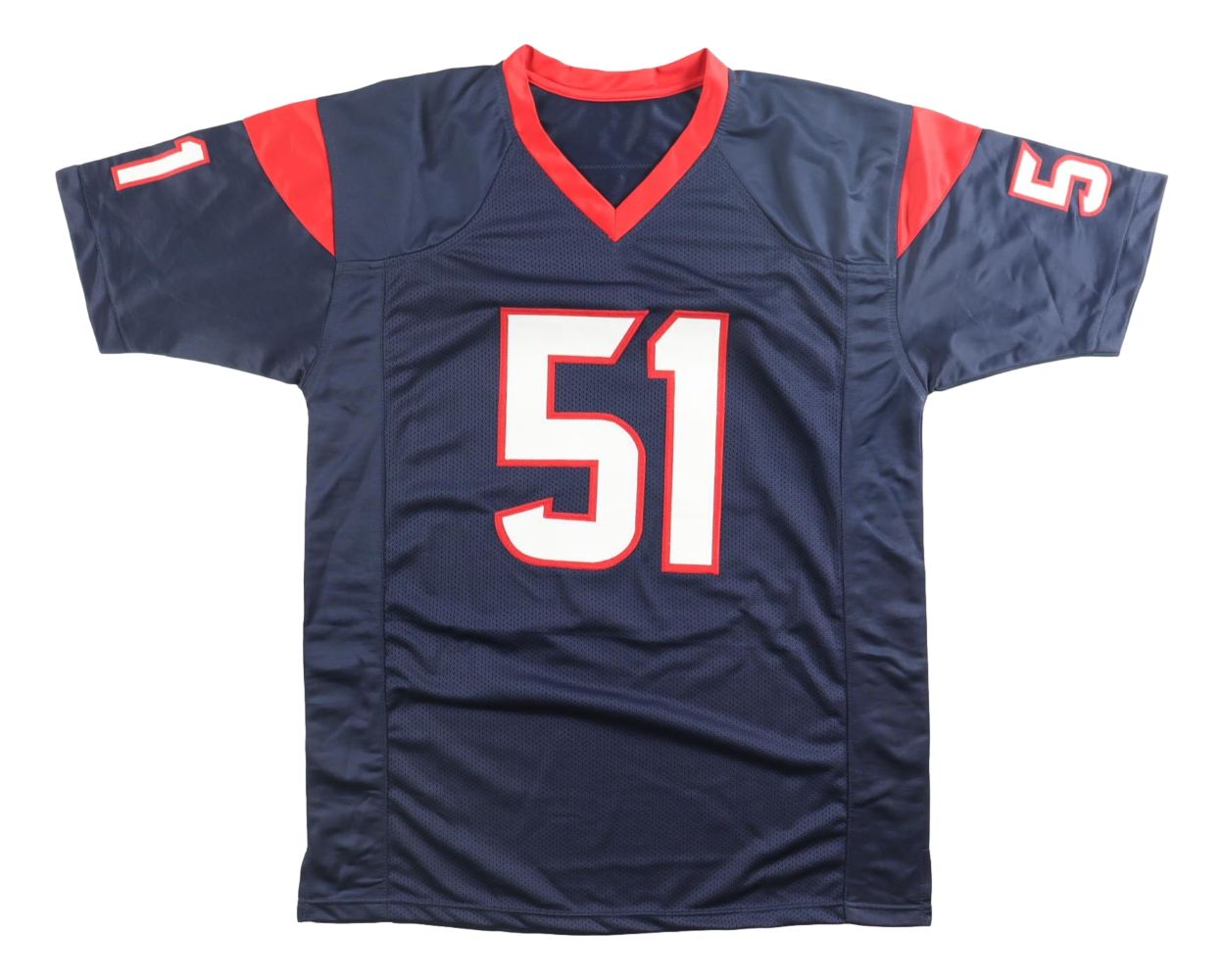 Will Anderson Houston Signed Navy Football Jersey BAS